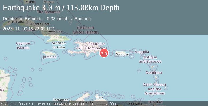 Map of DOMINICAN REPUBLIC REGION