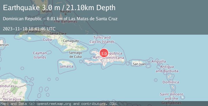 Map of DOMINICAN REPUBLIC