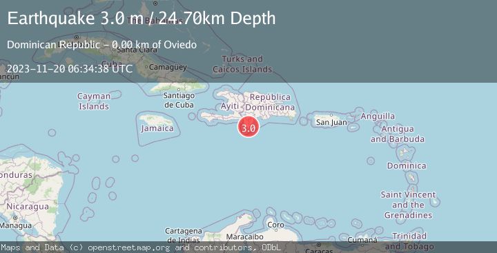 Map of DOMINICAN REPUBLIC