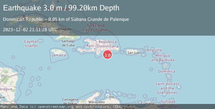 Map of DOMINICAN REPUBLIC REGION