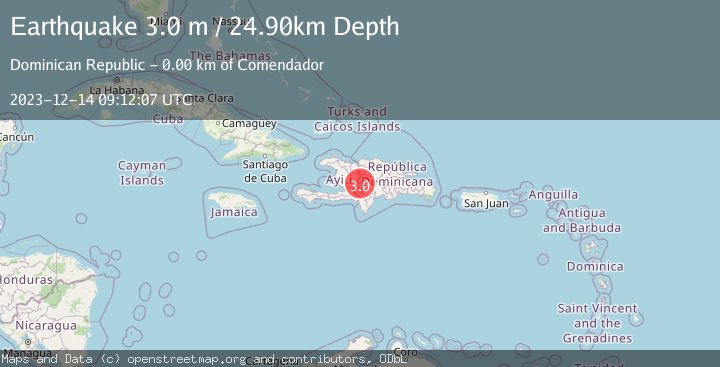 Map of DOMINICAN REPUBLIC