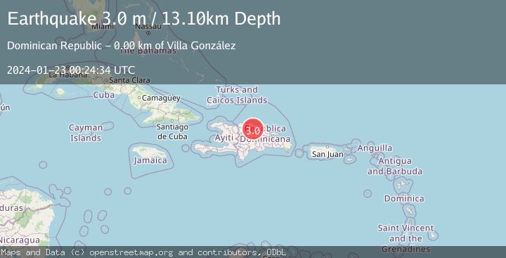 Map of DOMINICAN REPUBLIC