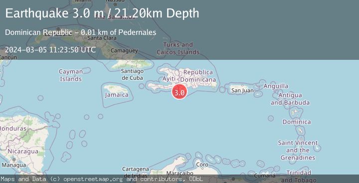 Map of DOMINICAN REPUBLIC REGION