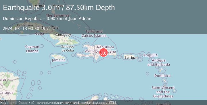 Map of DOMINICAN REPUBLIC