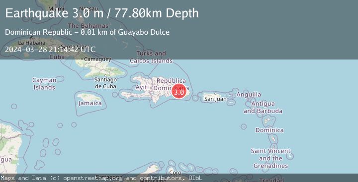 Map of DOMINICAN REPUBLIC