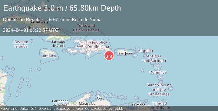 Map of DOMINICAN REPUBLIC REGION