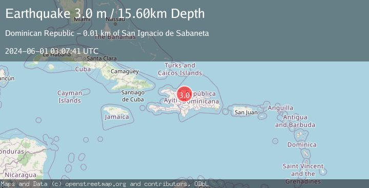 Map of DOMINICAN REPUBLIC