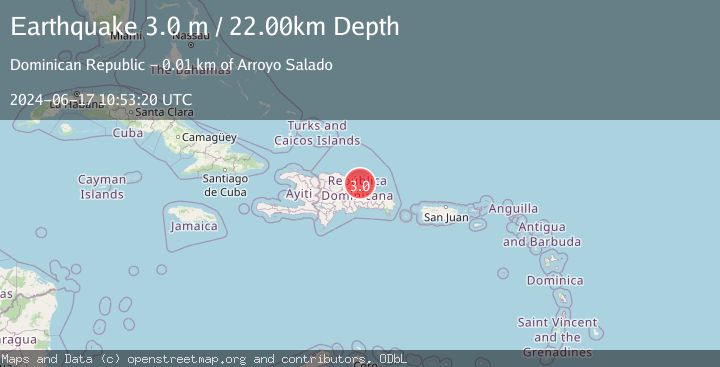 Map of DOMINICAN REPUBLIC