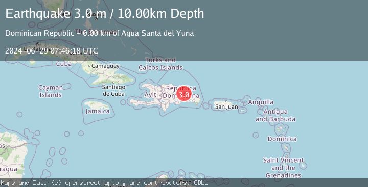 Map of DOMINICAN REPUBLIC