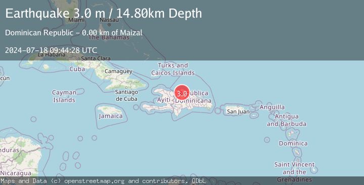 Map of DOMINICAN REPUBLIC