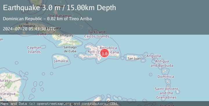 Map of DOMINICAN REPUBLIC