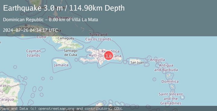 Map of DOMINICAN REPUBLIC