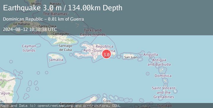 Map of DOMINICAN REPUBLIC