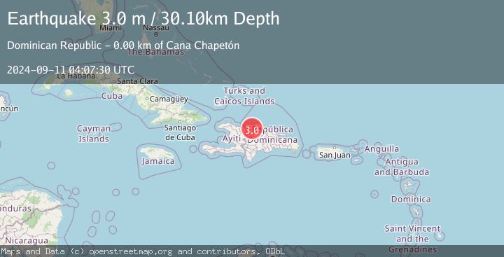 Map of DOMINICAN REPUBLIC