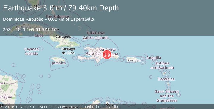 Map of DOMINICAN REPUBLIC