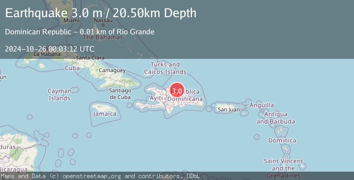 Map of DOMINICAN REPUBLIC