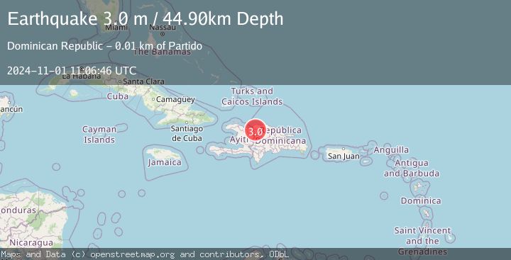 Map of DOMINICAN REPUBLIC