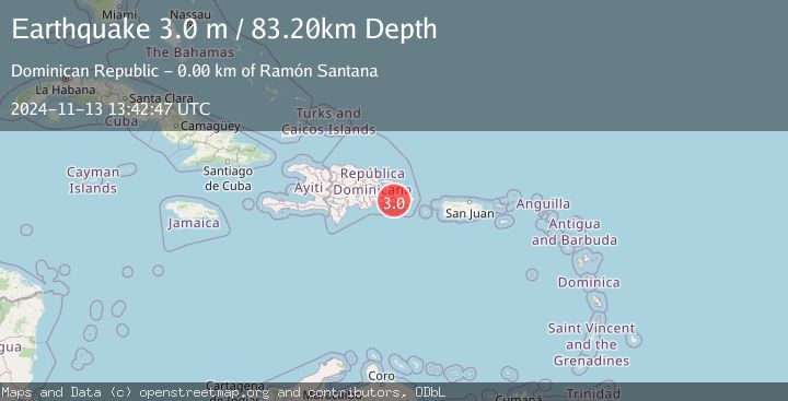 Map of DOMINICAN REPUBLIC