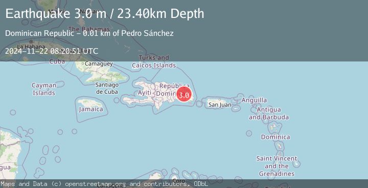 Map of DOMINICAN REPUBLIC