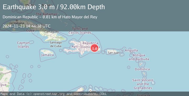Map of DOMINICAN REPUBLIC