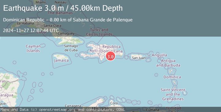 Map of DOMINICAN REPUBLIC