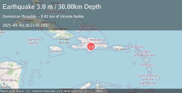 Map of DOMINICAN REPUBLIC