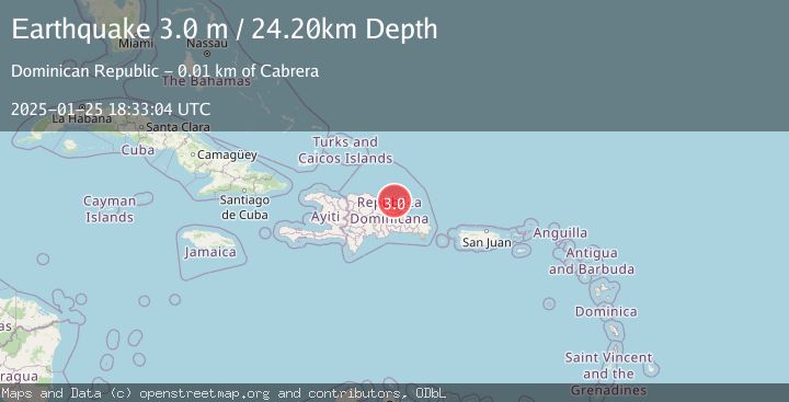 Map of DOMINICAN REPUBLIC REGION