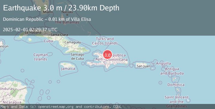 Map of DOMINICAN REPUBLIC