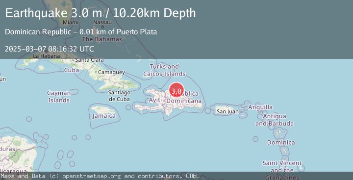Map of DOMINICAN REPUBLIC REGION