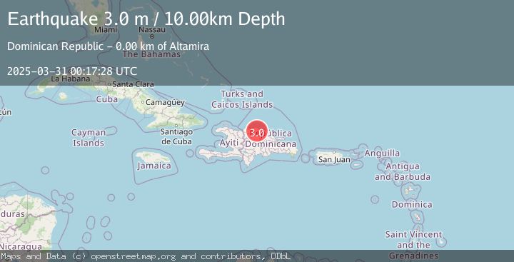 Map of DOMINICAN REPUBLIC
