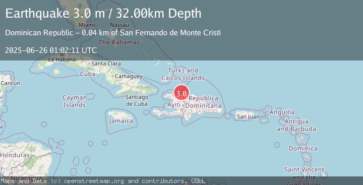 Map of DOMINICAN REPUBLIC REGION
