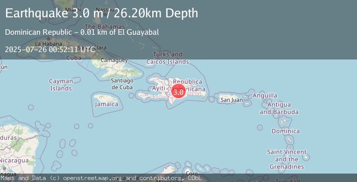 Map of DOMINICAN REPUBLIC
