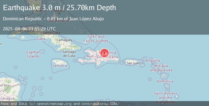 Map of DOMINICAN REPUBLIC