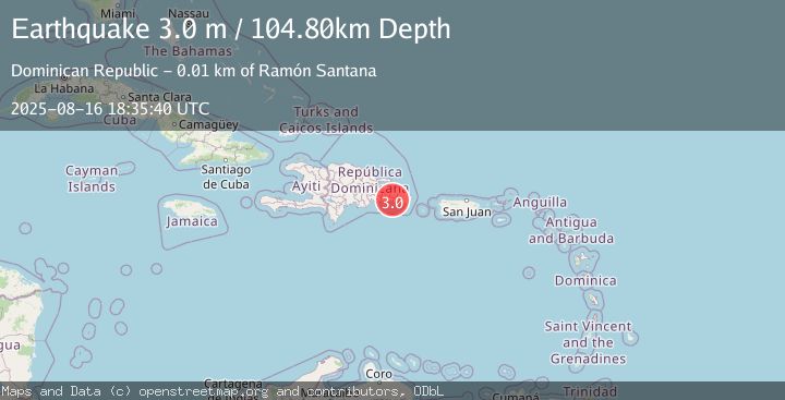 Map of DOMINICAN REPUBLIC