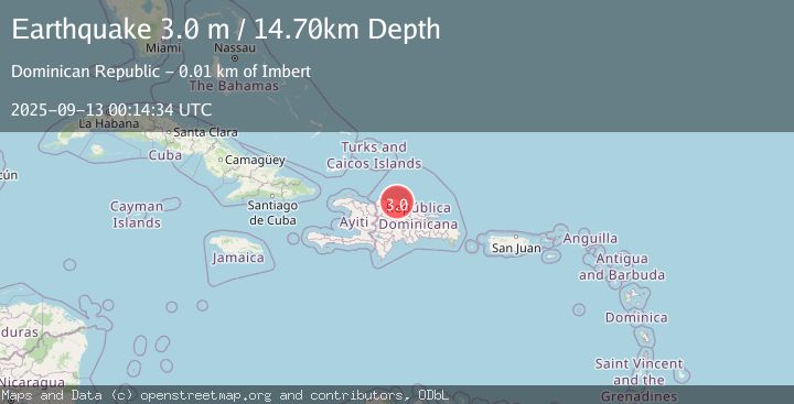 Map of DOMINICAN REPUBLIC