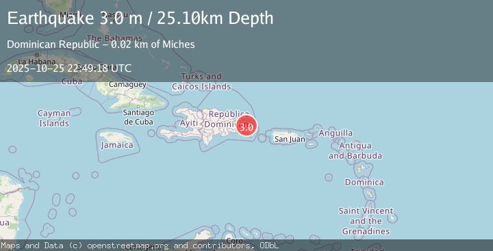 Map of DOMINICAN REPUBLIC