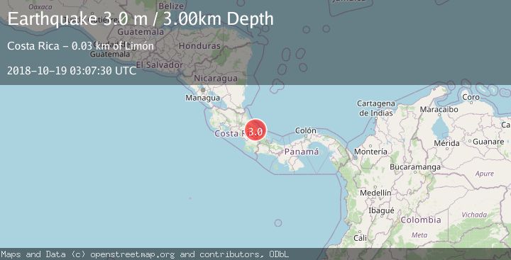 Map of PANAMA-COSTA RICA BORDER REGION