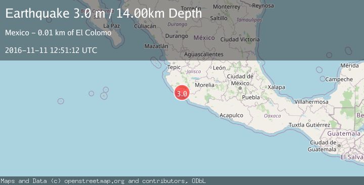Map of COLIMA, MEXICO