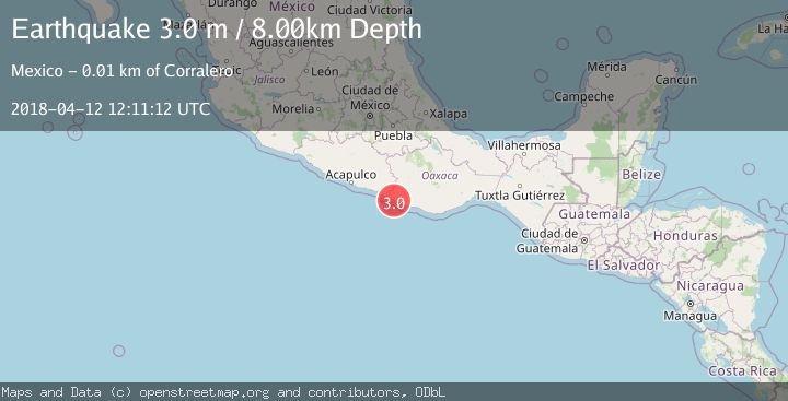 Map of OFFSHORE OAXACA, MEXICO