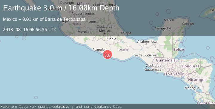 Map of GUERRERO, MEXICO