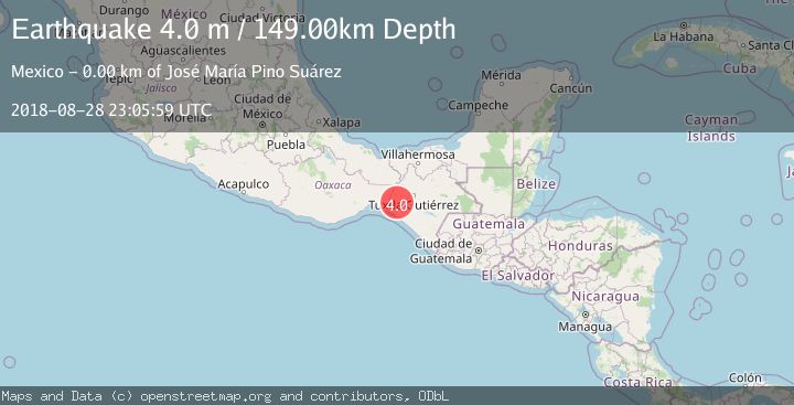 Map of CHIAPAS, MEXICO