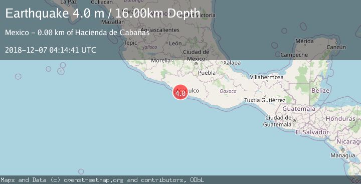 Map of GUERRERO, MEXICO