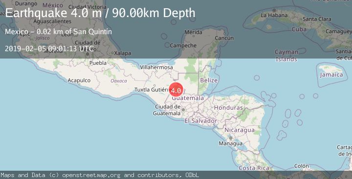 Map of CHIAPAS, MEXICO