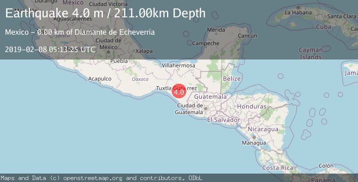 Map of CHIAPAS, MEXICO