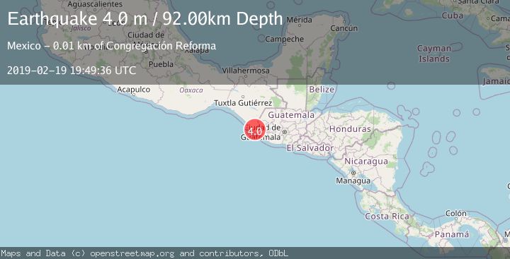 Map of CHIAPAS, MEXICO