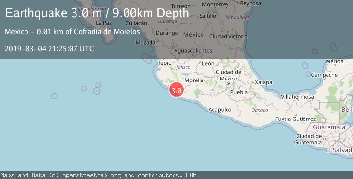 Map of COLIMA, MEXICO