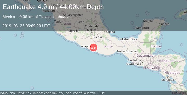 Map of GUERRERO, MEXICO