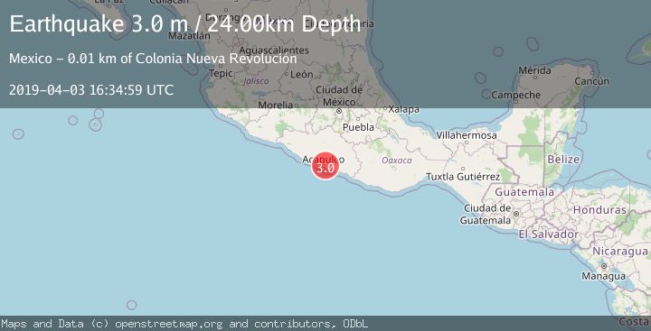 Map of GUERRERO, MEXICO