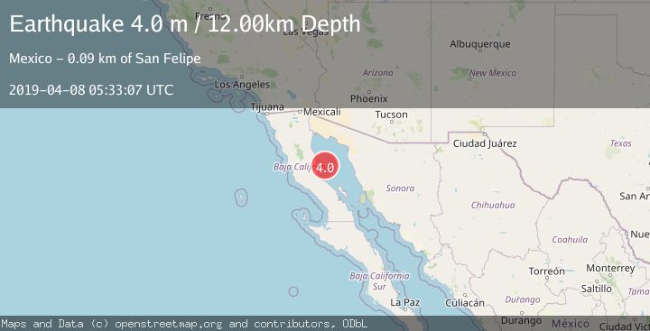 Map of GULF OF CALIFORNIA