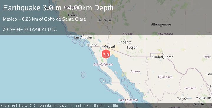Map of BAJA CALIFORNIA, MEXICO